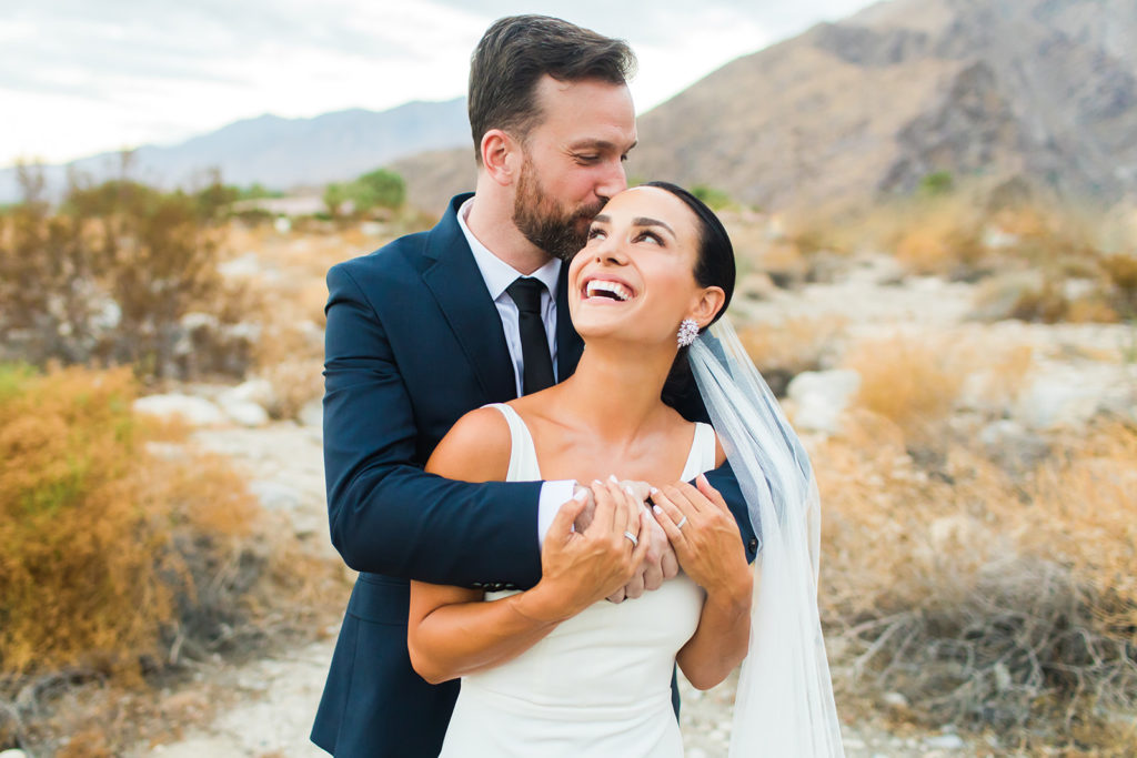 Palm Springs wedding photography session with couple