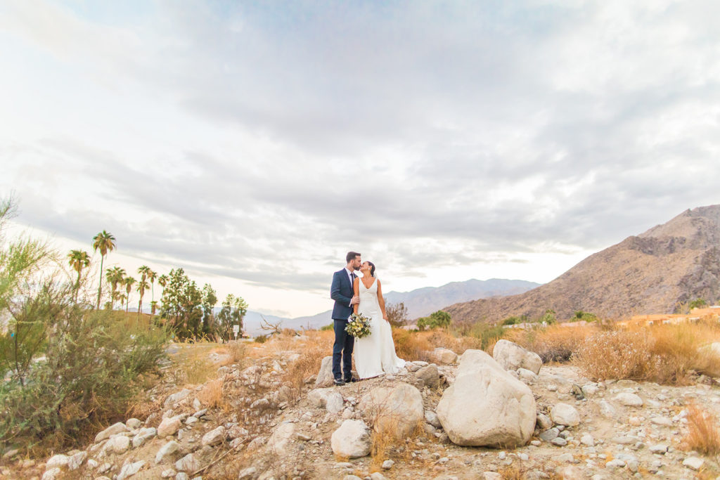wedding couple portraits in Palm Springs